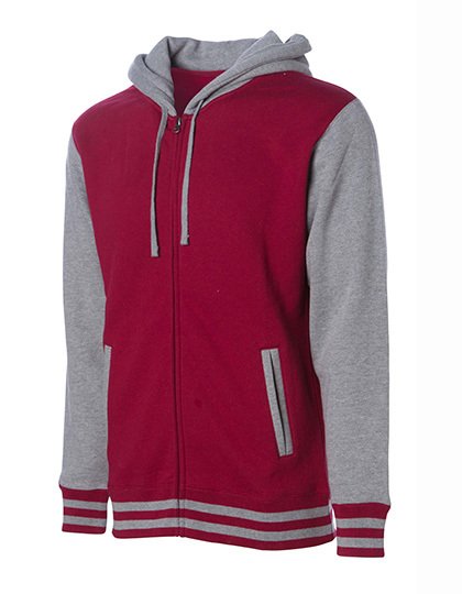 Unisex Heavyweight Varsity Zip Hood - Pilt 5