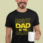 Isadepäeva t-särk "Best Dad in the Galaxy"