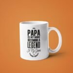 Keraamiline kruus "Papa is My Name, Becoming a Legend is My Game"