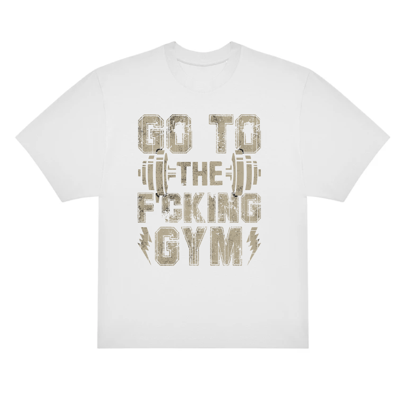 T-särk "Go to the fcking gym!" - Pilt 2