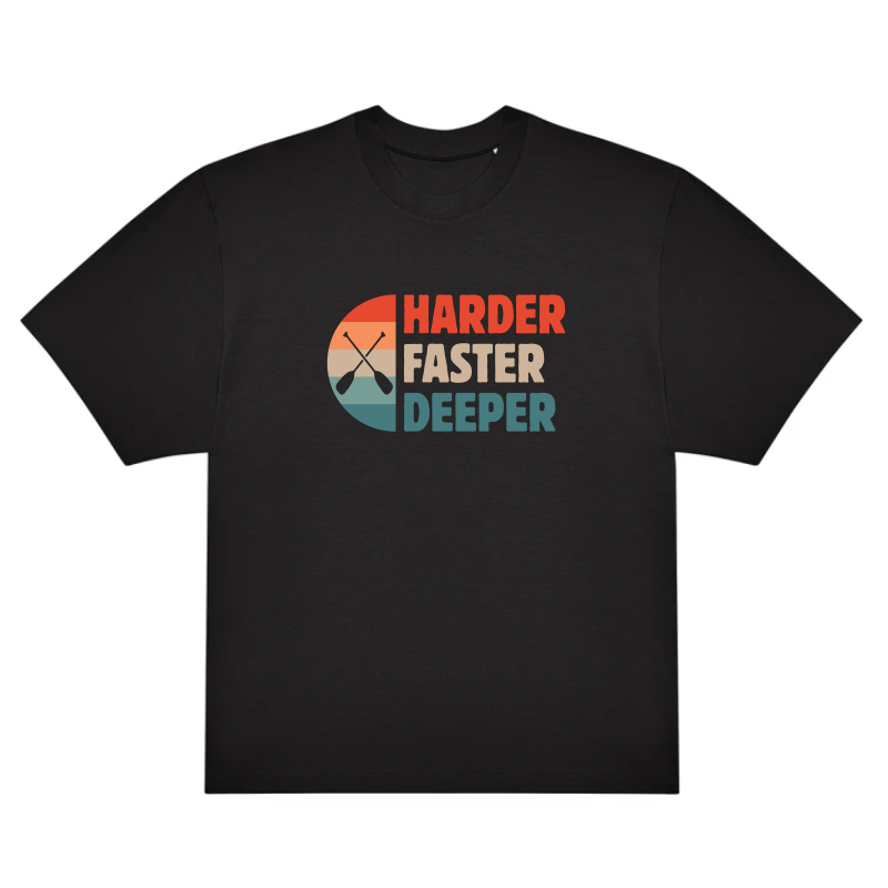 T-särk "Harder faster deeper"
