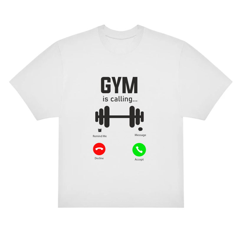 T-särk "Gym is calling" - Pilt 2